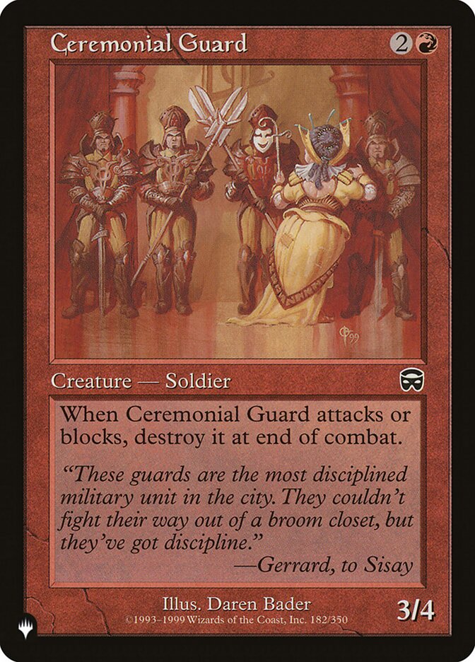 Ceremonial Guard [The List] | Webway Games