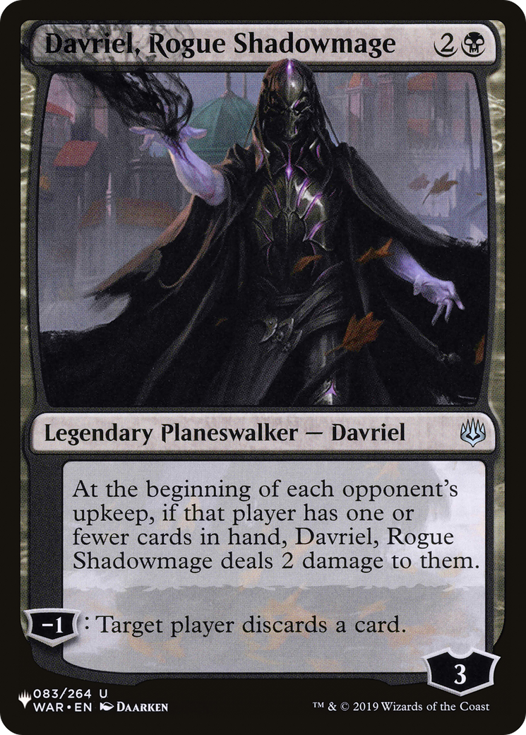 Davriel, Rogue Shadowmage [The List] | Webway Games