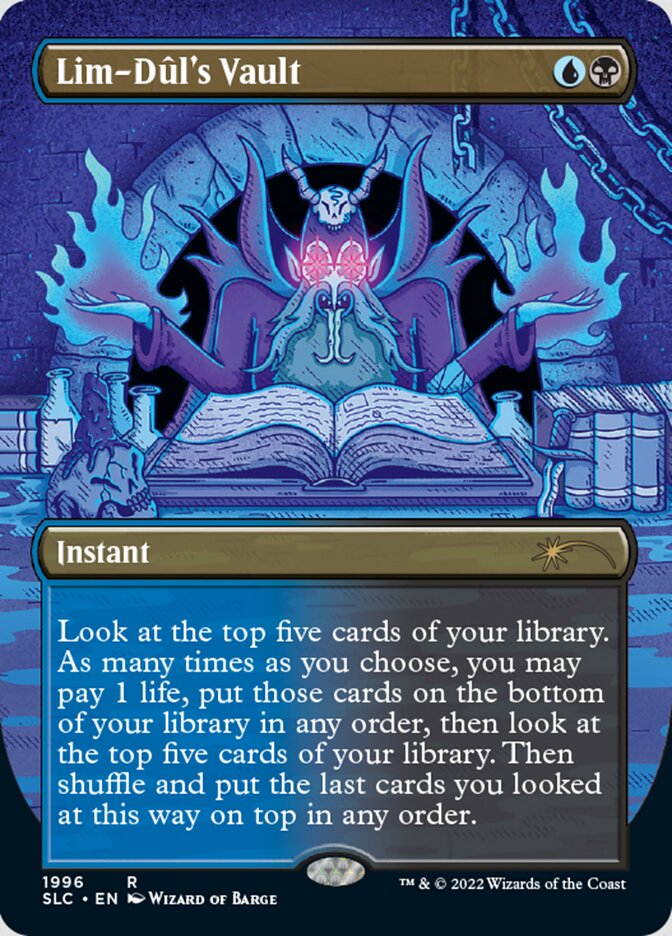 Lim-Dul's Vault (Borderless) [Secret Lair Countdown Kit] | Webway Games