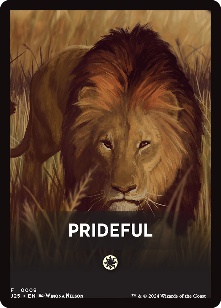 Prideful Theme Card [Foundations Jumpstart Front Cards] | Webway Games