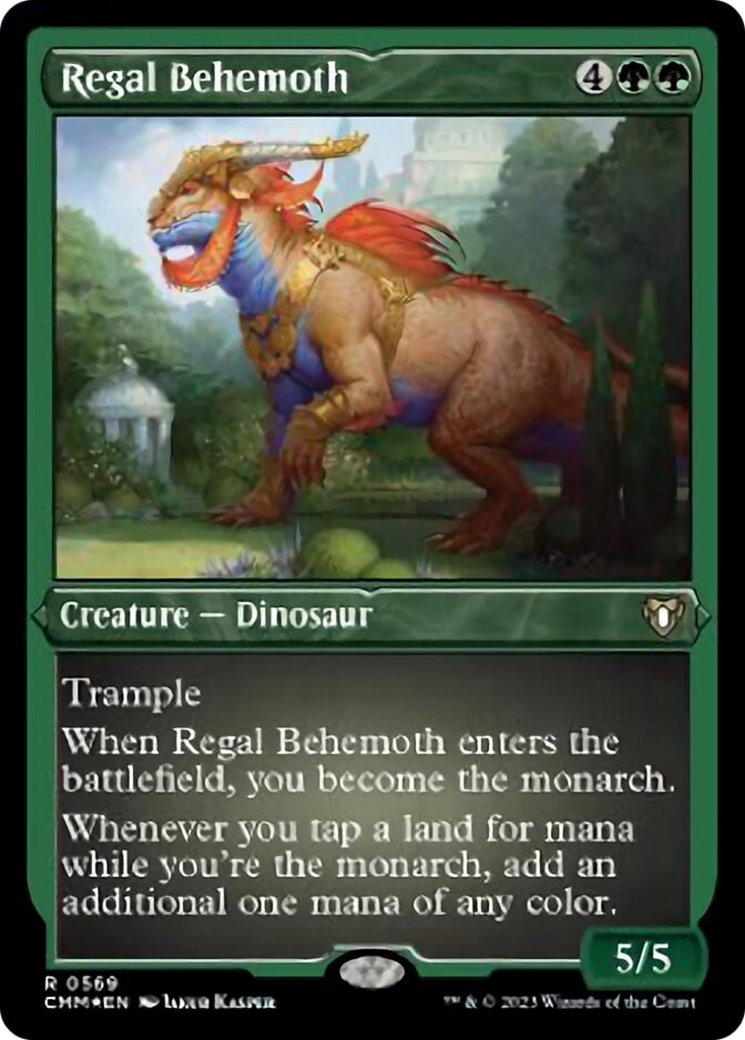 Regal Behemoth (Foil Etched) [Commander Masters] | Webway Games