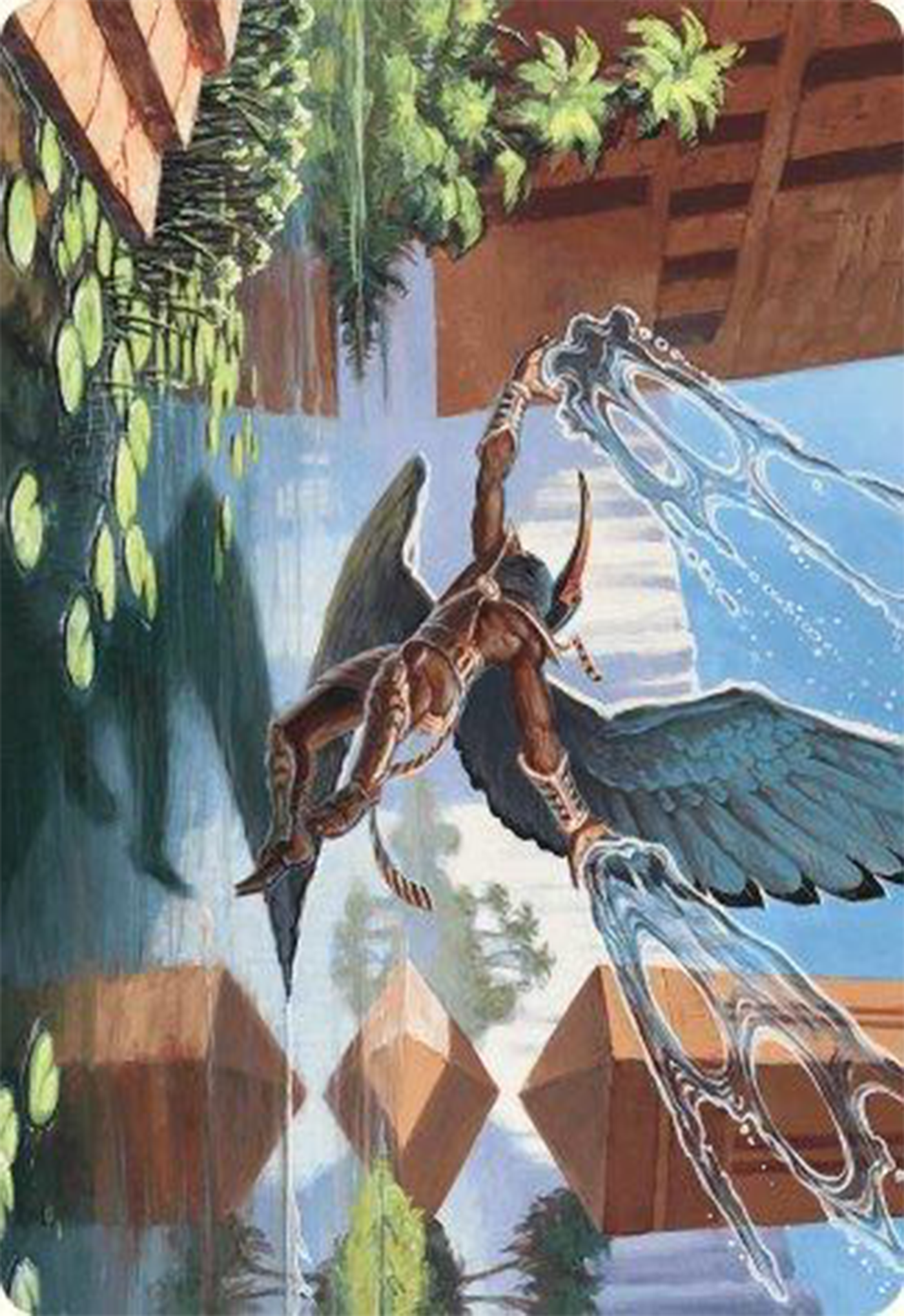 Nadu, Winged Wisdom Art Card [Modern Horizons 3 Art Series] | Webway Games