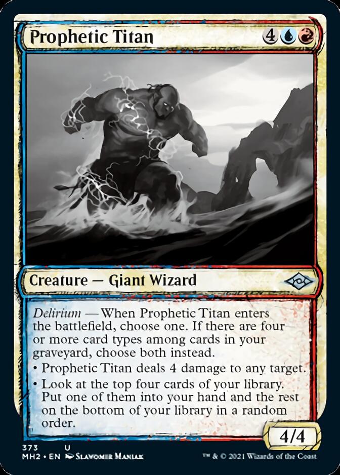 Prophetic Titan (Sketch) [Modern Horizons 2] | Webway Games