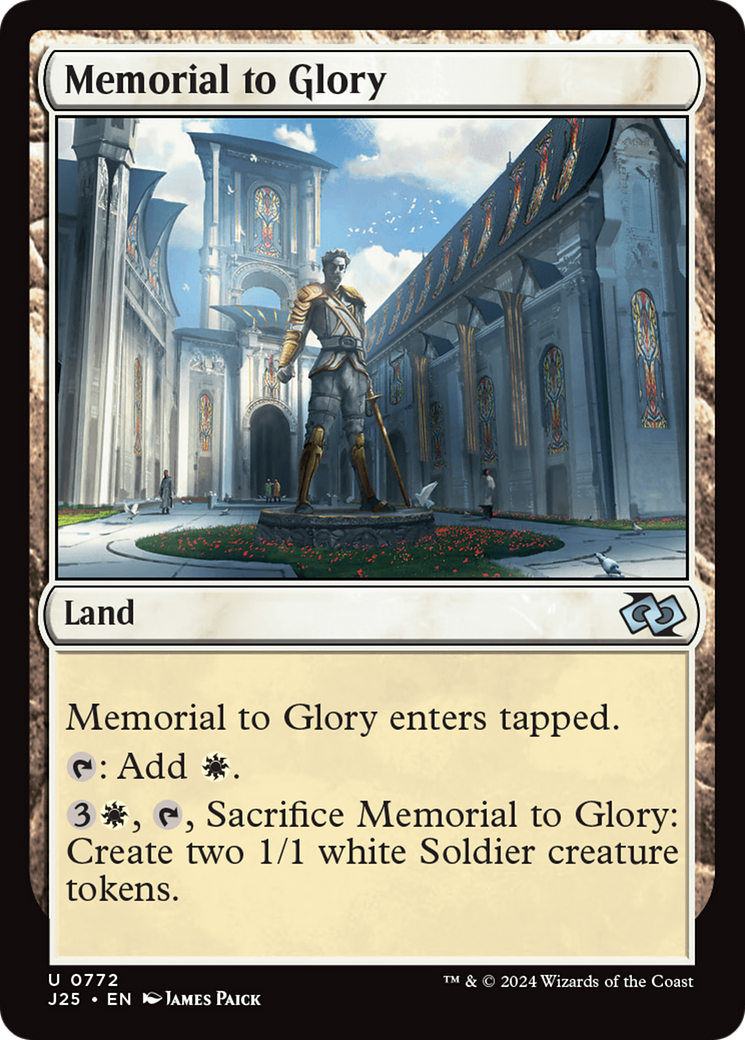 Memorial to Glory [Foundations Jumpstart] | Webway Games
