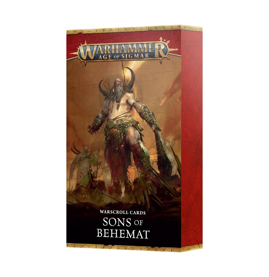 Sons of Behemat Warscroll Cards | Webway Games
