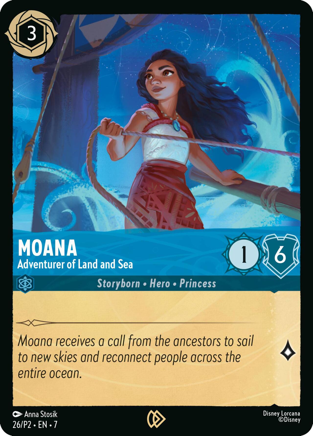 Moana - Adventurer of Land and Sea (26) [Promo Cards] | Webway Games