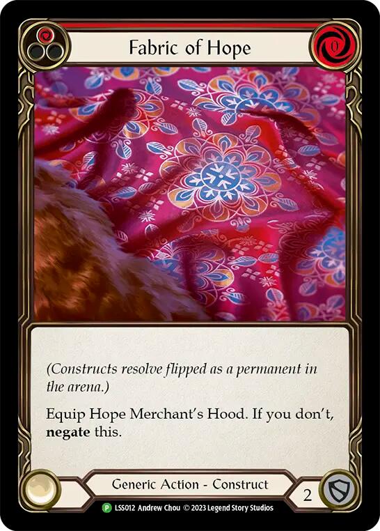 Fabric of Hope // Hope Merchant's Hood [LSS012] (Promo)  Cold Foil | Webway Games