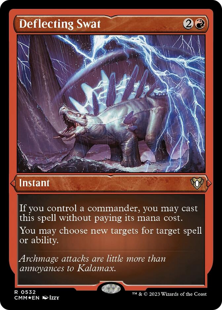 Deflecting Swat (Foil Etched) [Commander Masters] | Webway Games