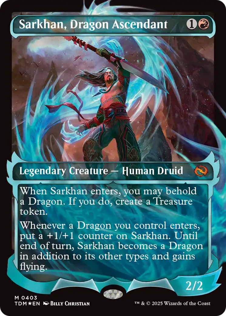 Sarkhan, Dragon Ascendant (0403) (Showcase) [Tarkir: Dragonstorm] | Webway Games