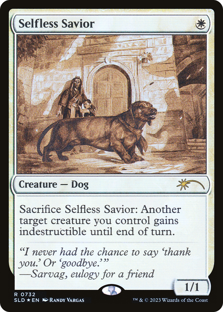 Selfless Savior (Sketch) [Secret Lair Drop Promos] | Webway Games