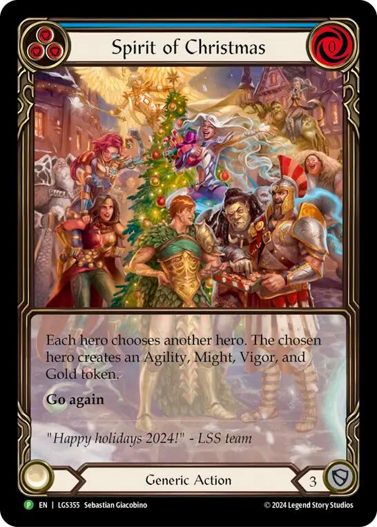 Spirit of Christmas (Cold Foil) [LGS355] (Promo)  Cold Foil | Webway Games
