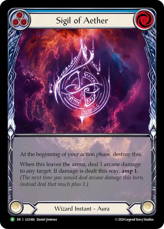 Sigil of Aether (Rainbow Foil) [LGS366] (Promo)  Rainbow Foil | Webway Games