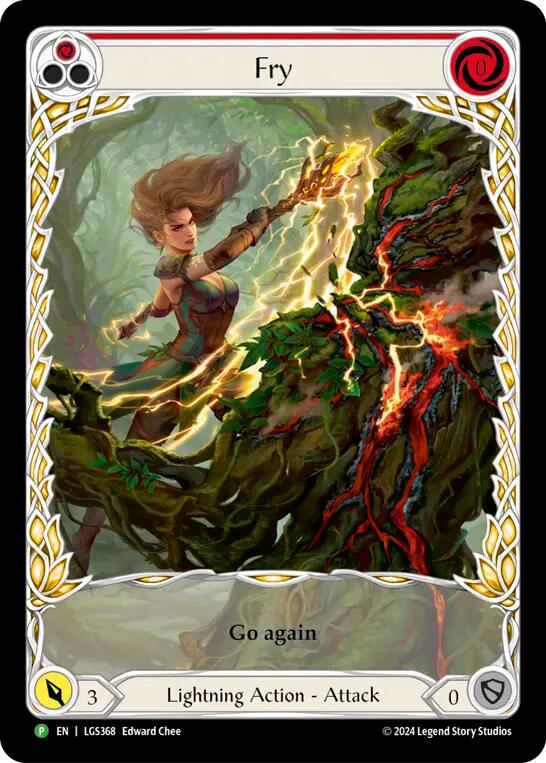 Fry (Red) (Rainbow Foil) [LGS368] (Promo)  Rainbow Foil | Webway Games