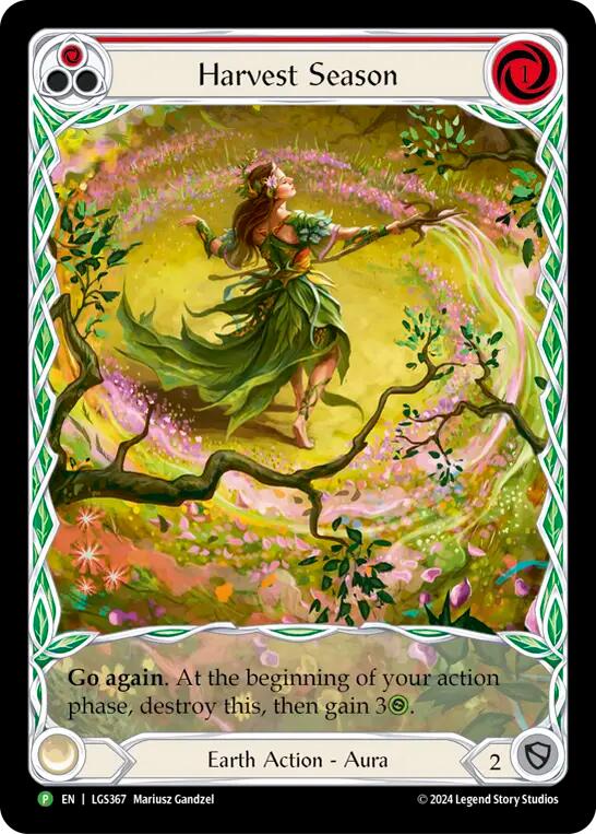 Harvest Season (Red) (Rainbow Foil) [LGS367] (Rosetta)  Rainbow Foil | Webway Games