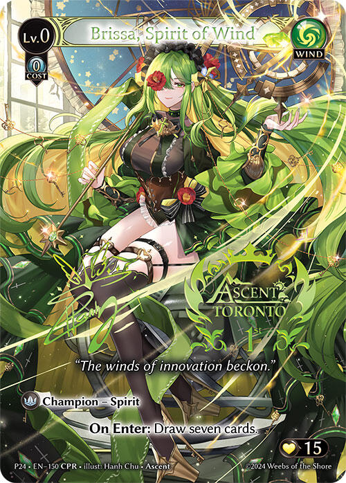 Brissa, Spirit of Wind (CPR) (150) [Promotional Cards] | Webway Games