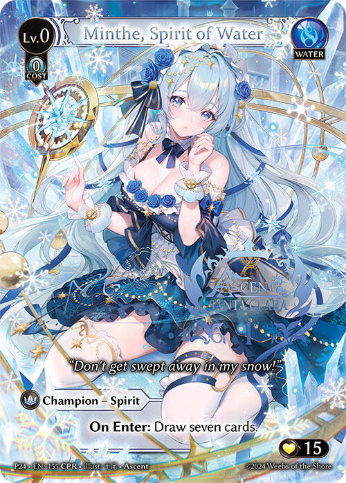 Minthe, Spirit of Water (CPR) (155) [Promotional Cards] | Webway Games