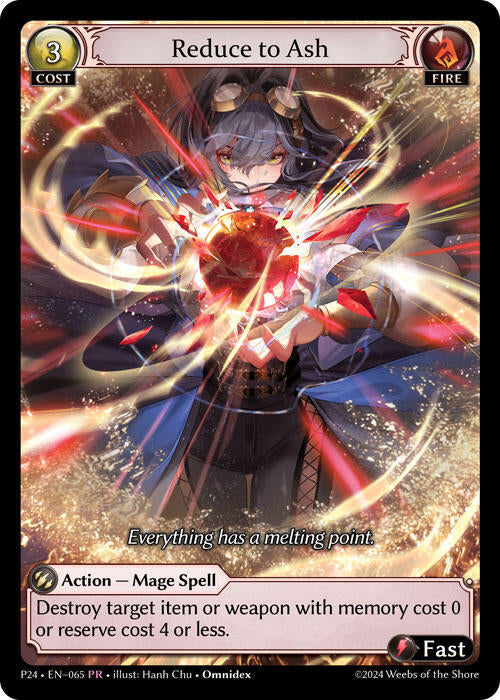 Reduce to Ash (065) [Promotional Cards] | Webway Games