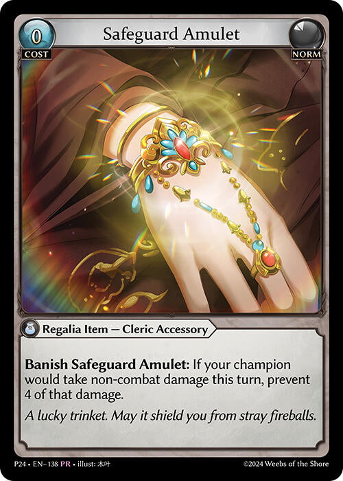 Safeguard Amulet (138) [Promotional Cards] | Webway Games