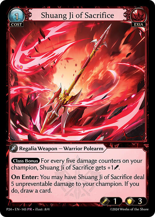 Shuang Ji of Sacrifice (143) [Promotional Cards] | Webway Games