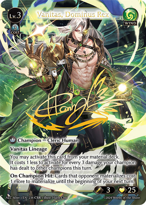 Vanitas, Dominus Rex (CSR) (234) [Alchemical Revolution Alter Edition] | Webway Games