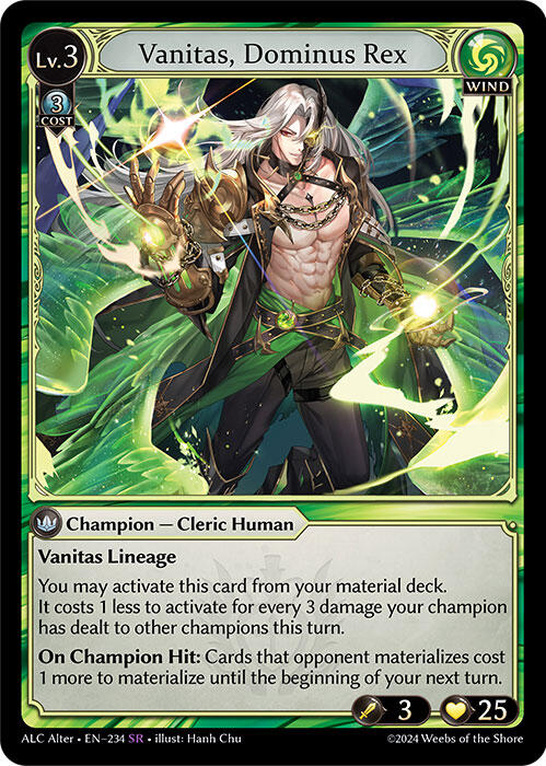 Vanitas, Dominus Rex (234) [Alchemical Revolution Alter Edition] | Webway Games
