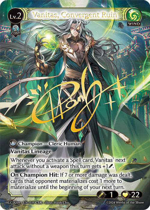 Vanitas, Convergent Ruin (CSR) (019) [Alchemical Revolution Alter Edition] | Webway Games