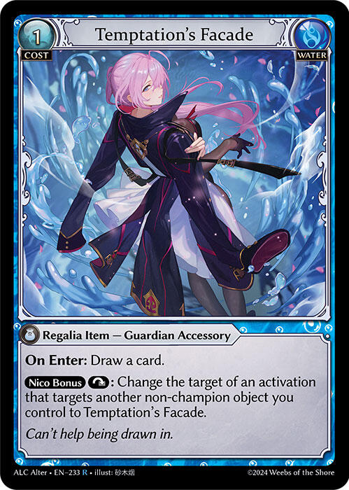 Temptation's Facade (233) [Alchemical Revolution Alter Edition] | Webway Games