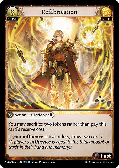 Refabrication (230) [Alchemical Revolution Alter Edition] | Webway Games