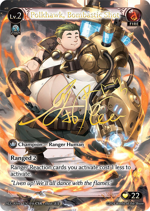 Polkhawk, Bombastic Shot (CSR) (016) [Alchemical Revolution Alter Edition] | Webway Games