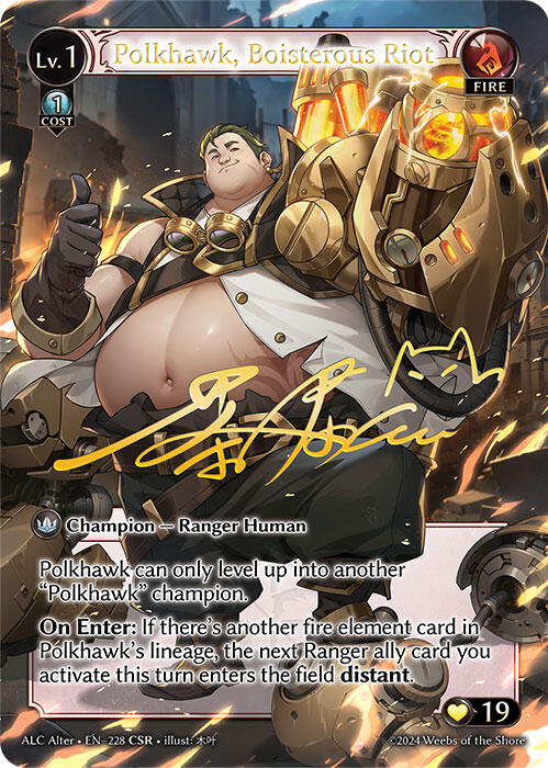 Polkhawk, Boisterous Riot (CSR) (228) [Alchemical Revolution Alter Edition] | Webway Games