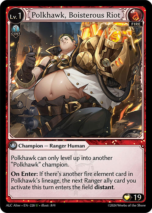 Polkhawk, Boisterous Riot (228) [Alchemical Revolution Alter Edition] | Webway Games
