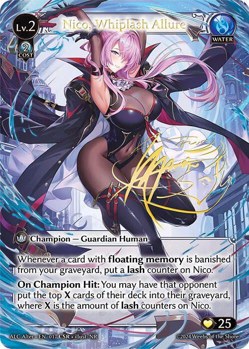 Nico, Whiplash Allure (CSR) (017) [Alchemical Revolution Alter Edition] | Webway Games
