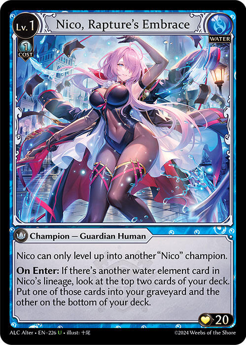 Nico, Rapture's Embrace (226) [Alchemical Revolution Alter Edition] | Webway Games