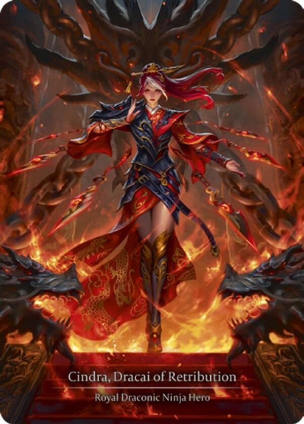Cindra, Dracai of Retribution [HNT054] (The Hunted)  Cold Foil | Webway Games