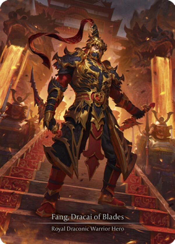 Fang, Dracai of Blades [HNT098] (The Hunted)  Cold Foil | Webway Games