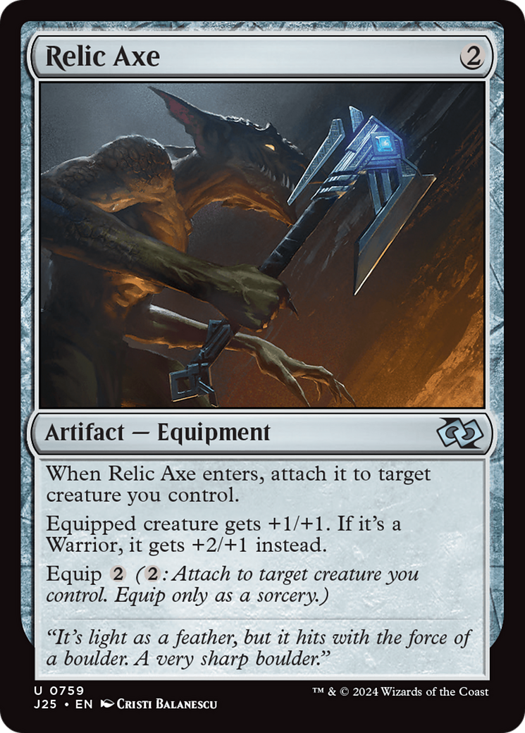 Relic Axe [Foundations Jumpstart] | Webway Games