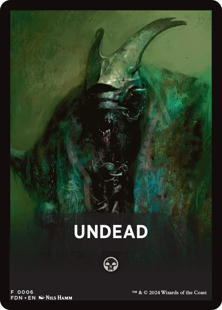 Undead Theme Card [Foundations Tokens] | Webway Games