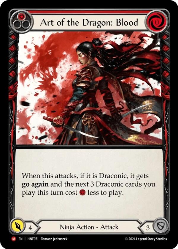 Art of the Dragon: Blood [HNT071] (The Hunted) | Webway Games