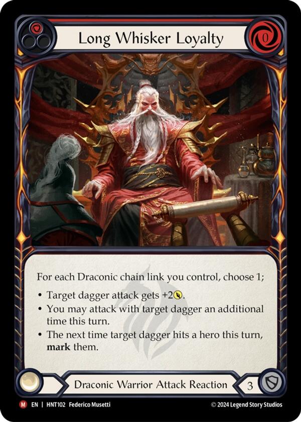 Long Whisker Loyalty [HNT102] (The Hunted)  Rainbow Foil | Webway Games