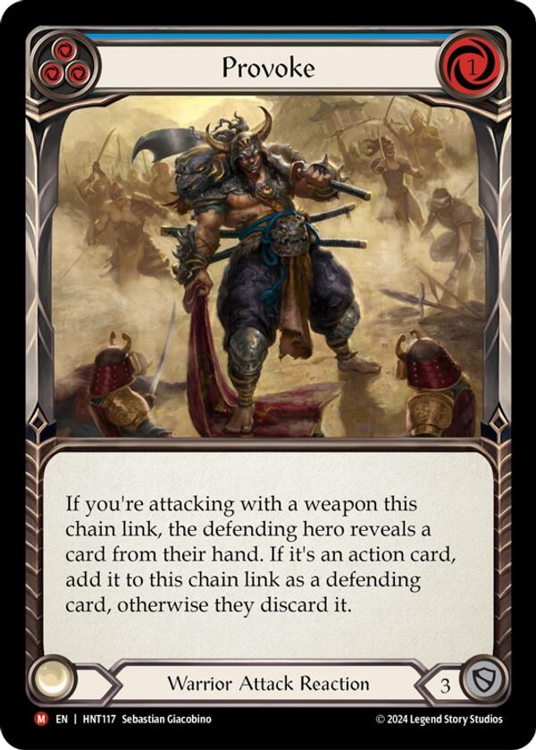 Provoke [HNT117] (The Hunted)  Rainbow Foil | Webway Games