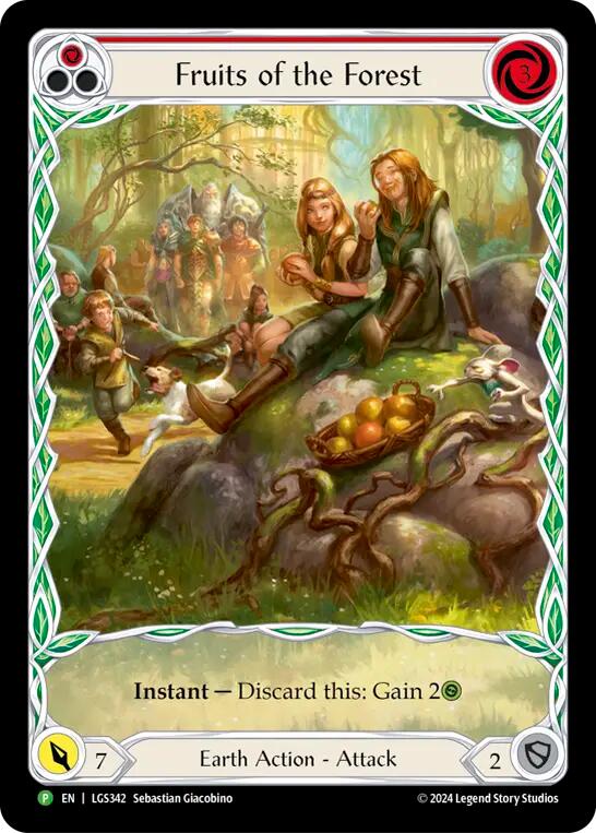 Fruits of the Forest (Red) [LGS342] (Promo)  Rainbow Foil | Webway Games