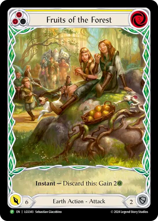 Fruits of the Forest (Yellow) [LGS343] (Promo)  Rainbow Foil | Webway Games
