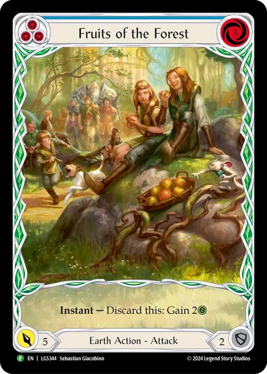 Fruits of the Forest (Blue) [LGS344] (Promo)  Rainbow Foil | Webway Games