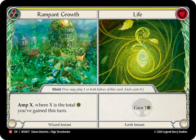 Rampant Growth // Life [LGS341] (Promo)  Cold Foil | Webway Games