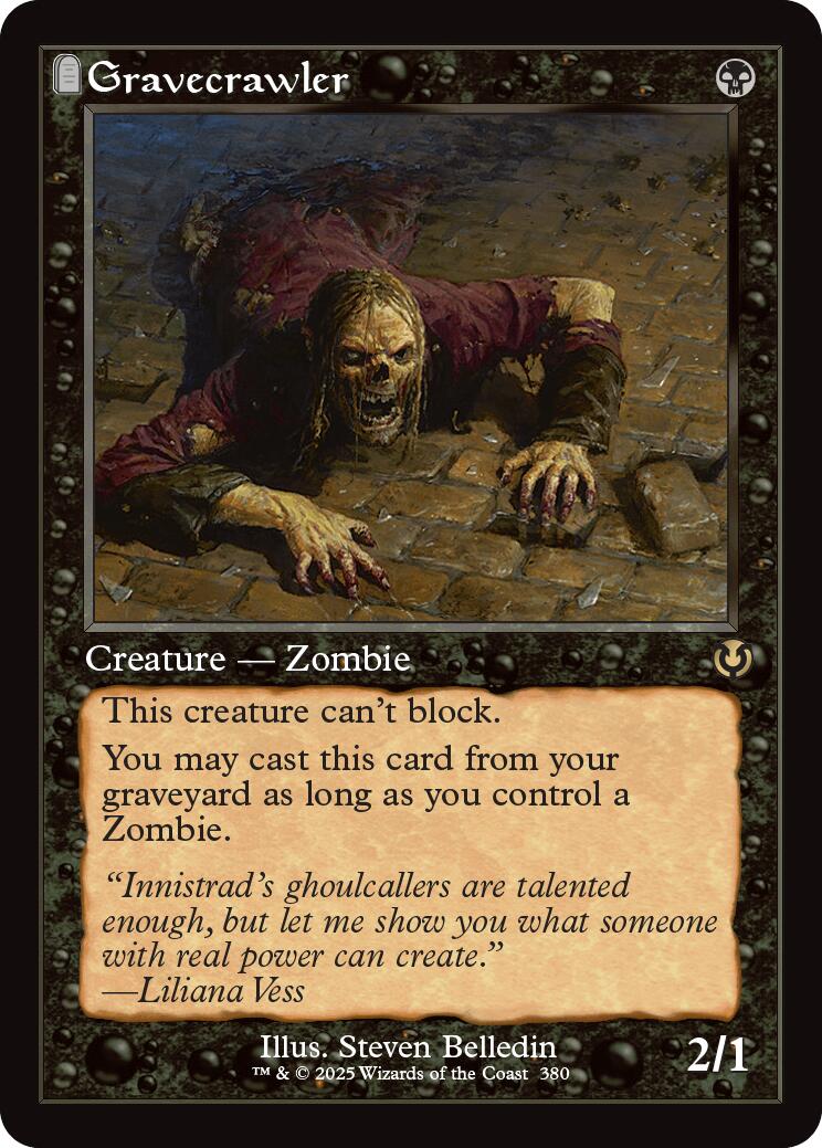 Gravecrawler (Retro Frame) [Innistrad Remastered] | Webway Games