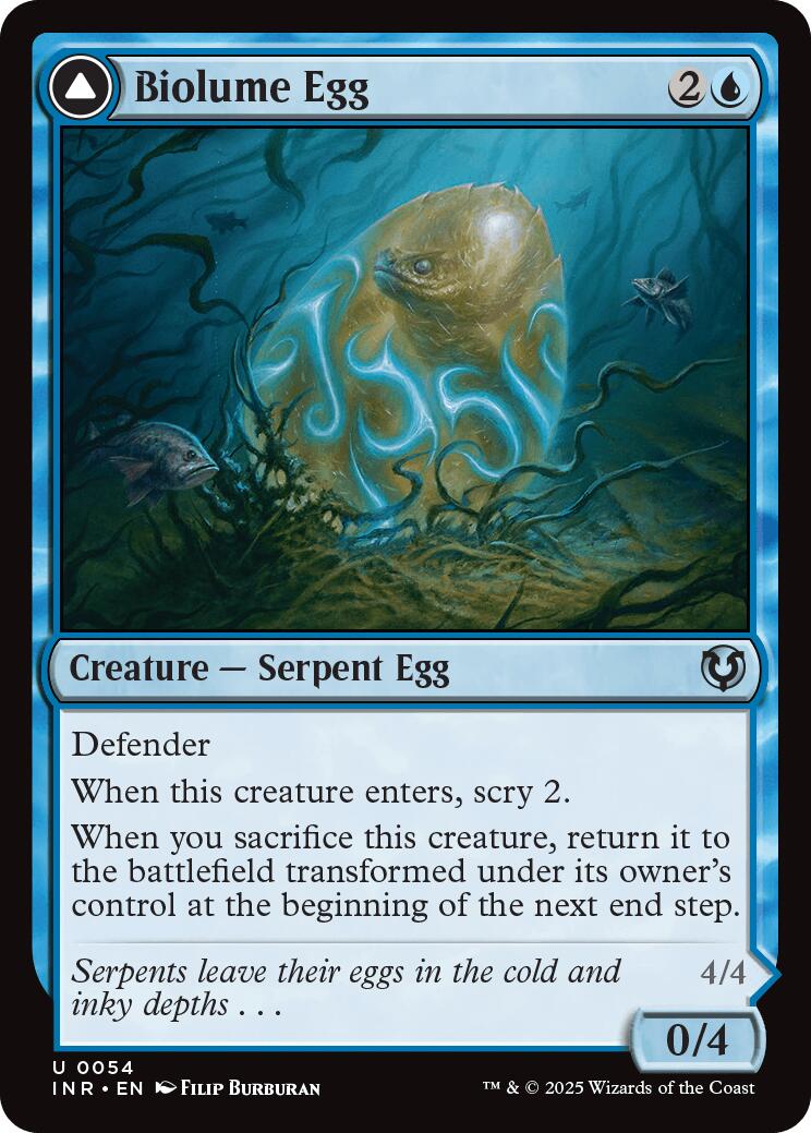Biolume Egg // Biolume Serpent [Innistrad Remastered] | Webway Games