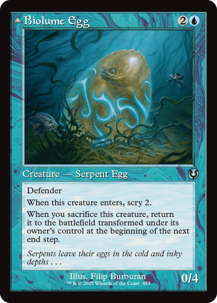 Biolume Egg // Biolume Serpent (Retro Frame) [Innistrad Remastered] | Webway Games