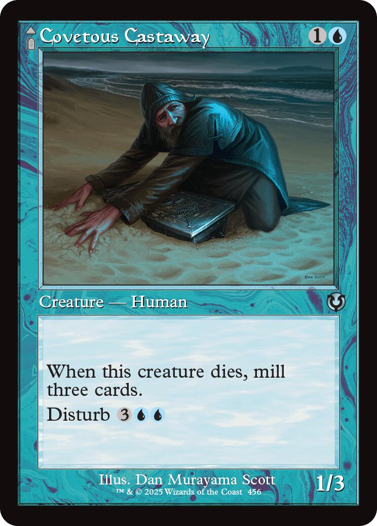 Covetous Castaway // Ghostly Castigator (Retro Frame) [Innistrad Remastered] | Webway Games