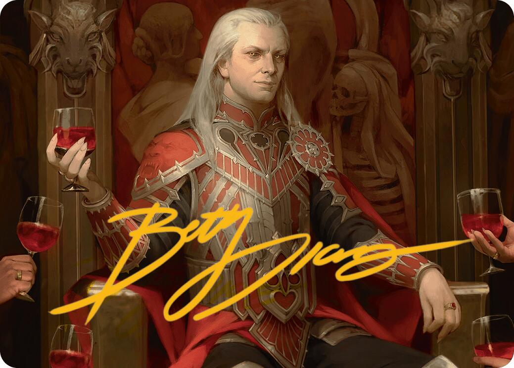 Edgar Markov Art Card (Gold-Stamped Signature) [Innistrad Remastered Art Series] | Webway Games