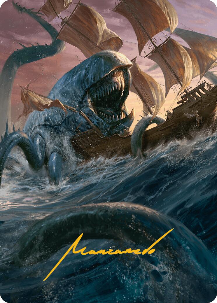 Hullbreaker Horror Art Card (Gold-Stamped Signature) [Innistrad Remastered Art Series] | Webway Games